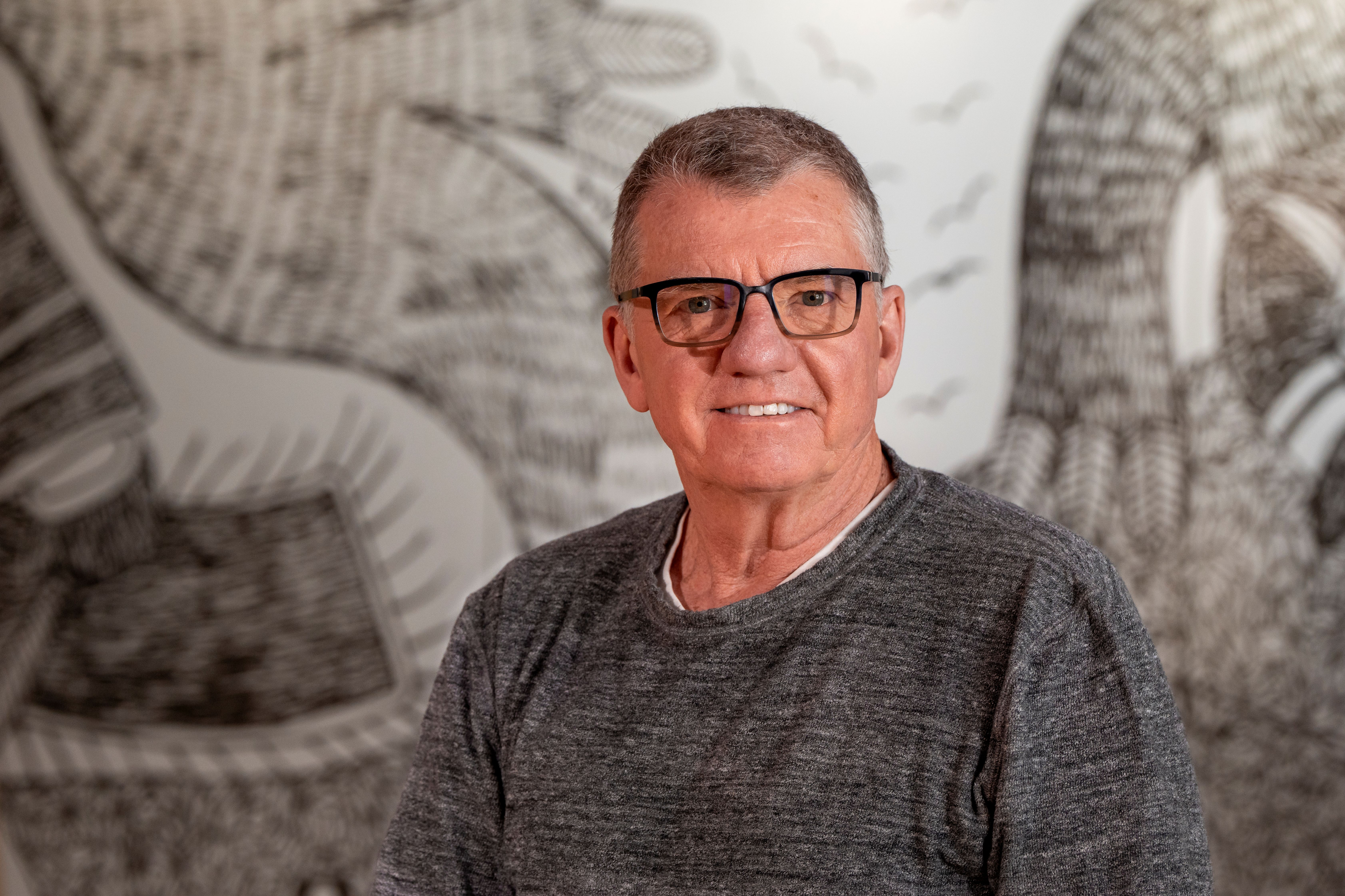 David&nbsp;Turpin – Portrait d’un homme qui sourit.